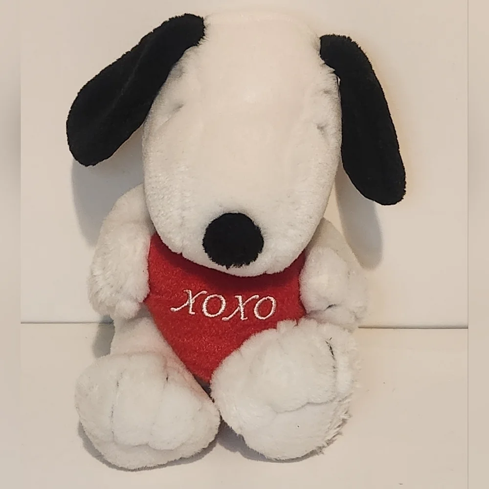 6” Snoopy Dog XOXO Heart V-Day Plush Stuffed Animal
